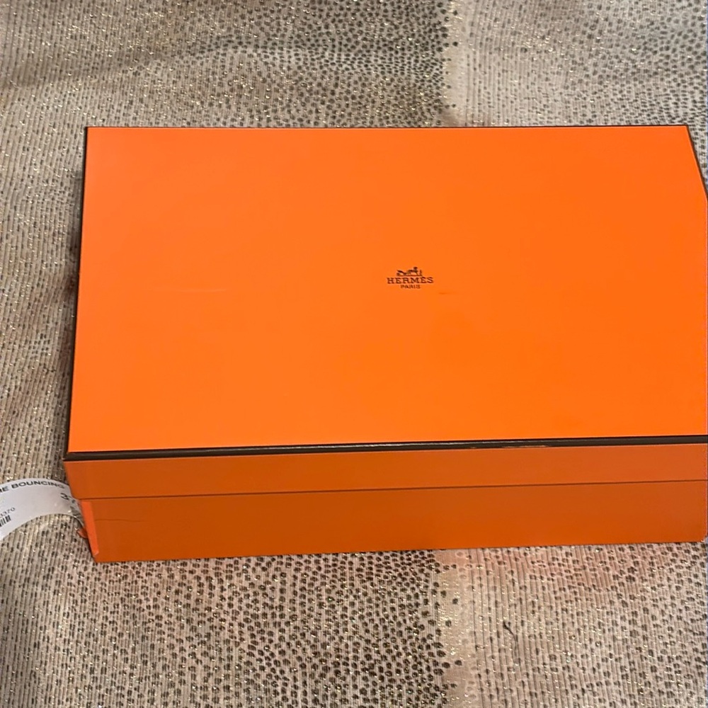Orange Box with Logo Hermes